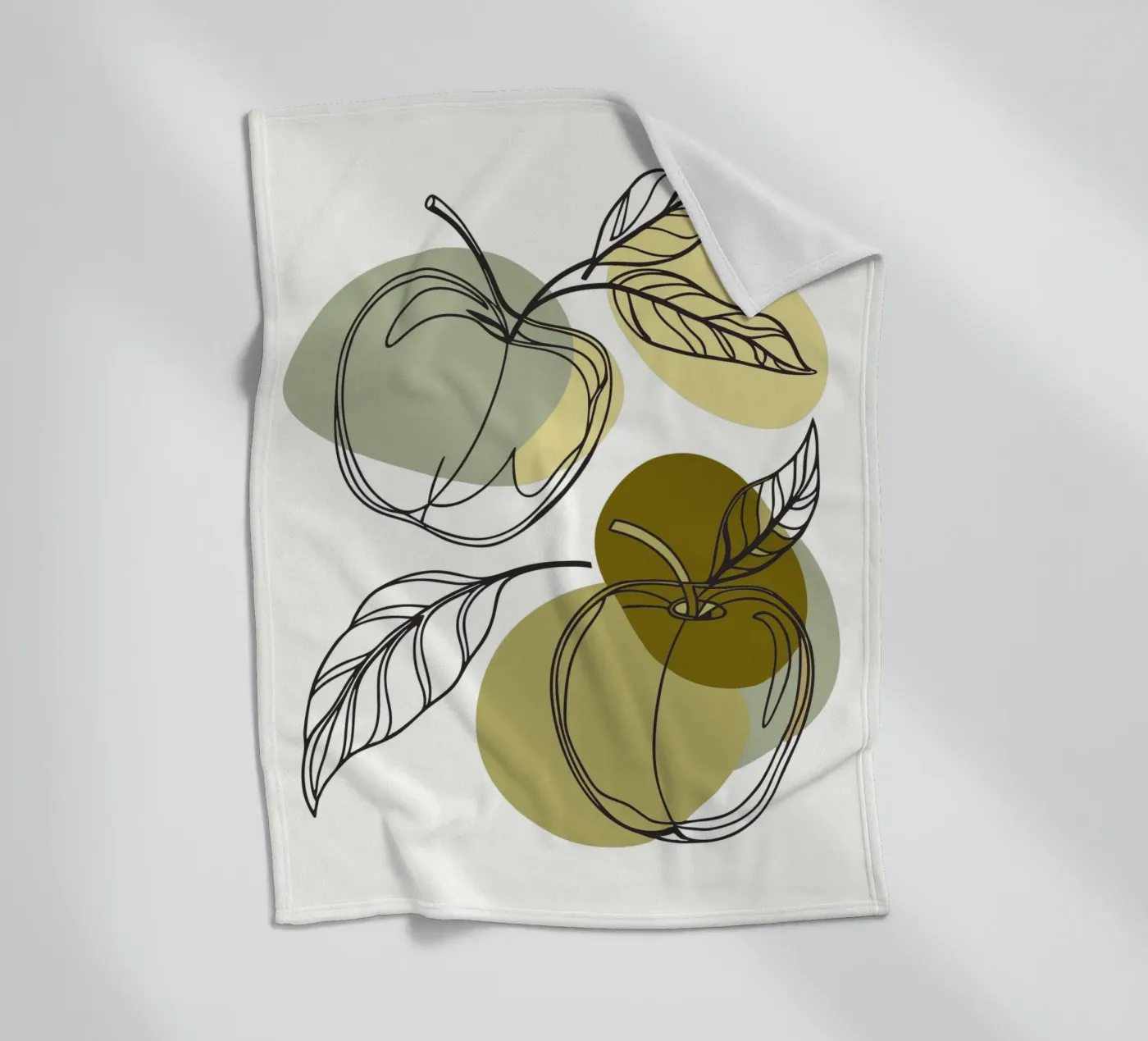 Deux pommes plaid polaire de RELAXING TOUCH