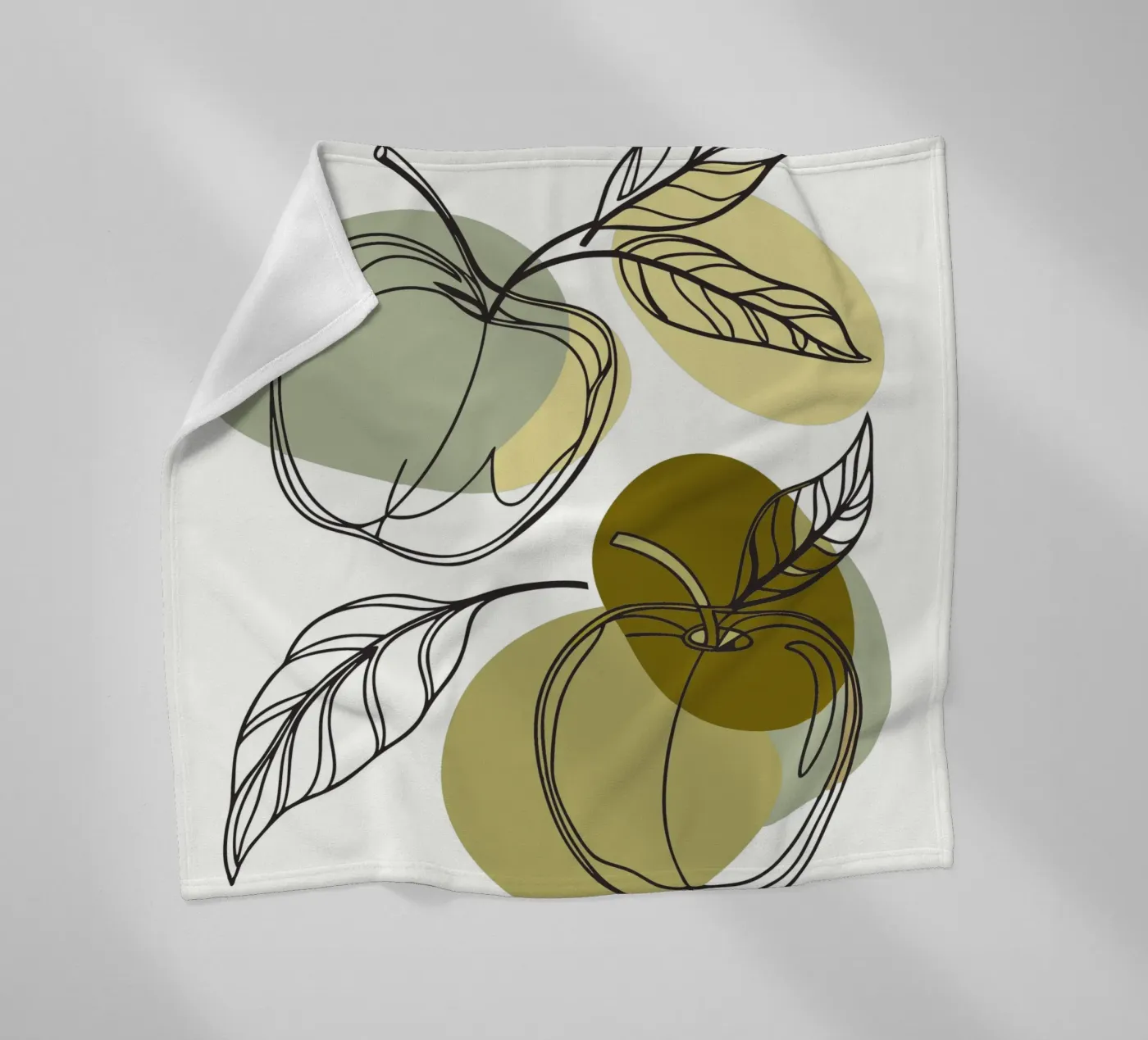 Deux pommes plaid polaire de RELAXING TOUCH