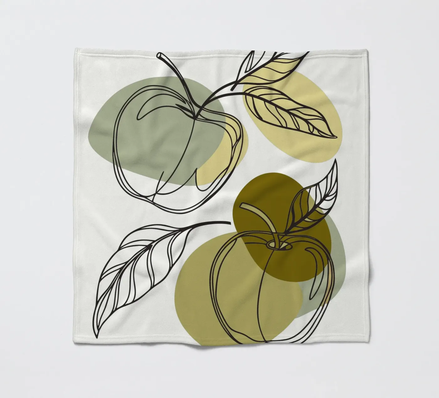 Deux pommes plaid polaire de RELAXING TOUCH