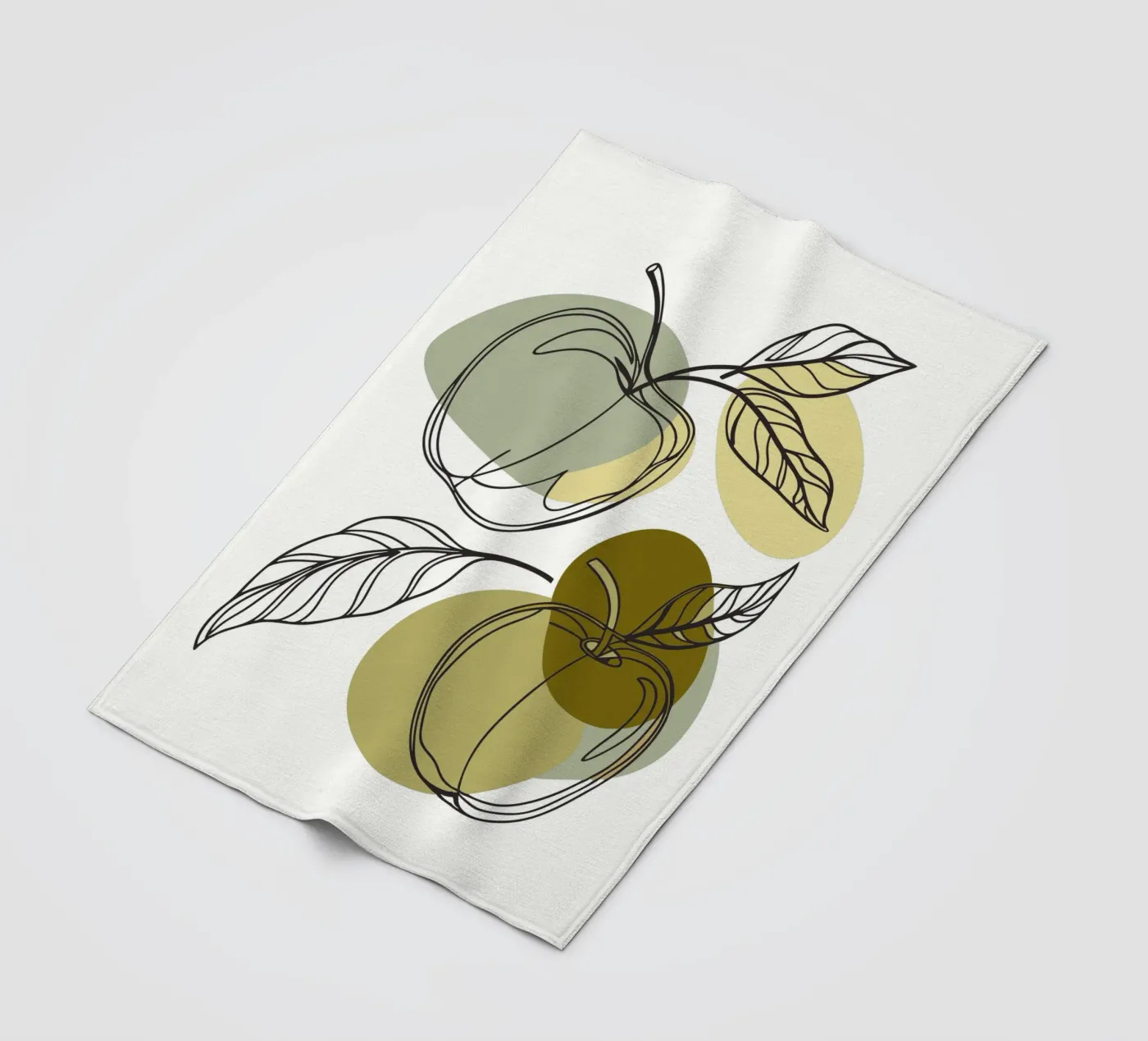 Deux pommes plaid polaire de RELAXING TOUCH