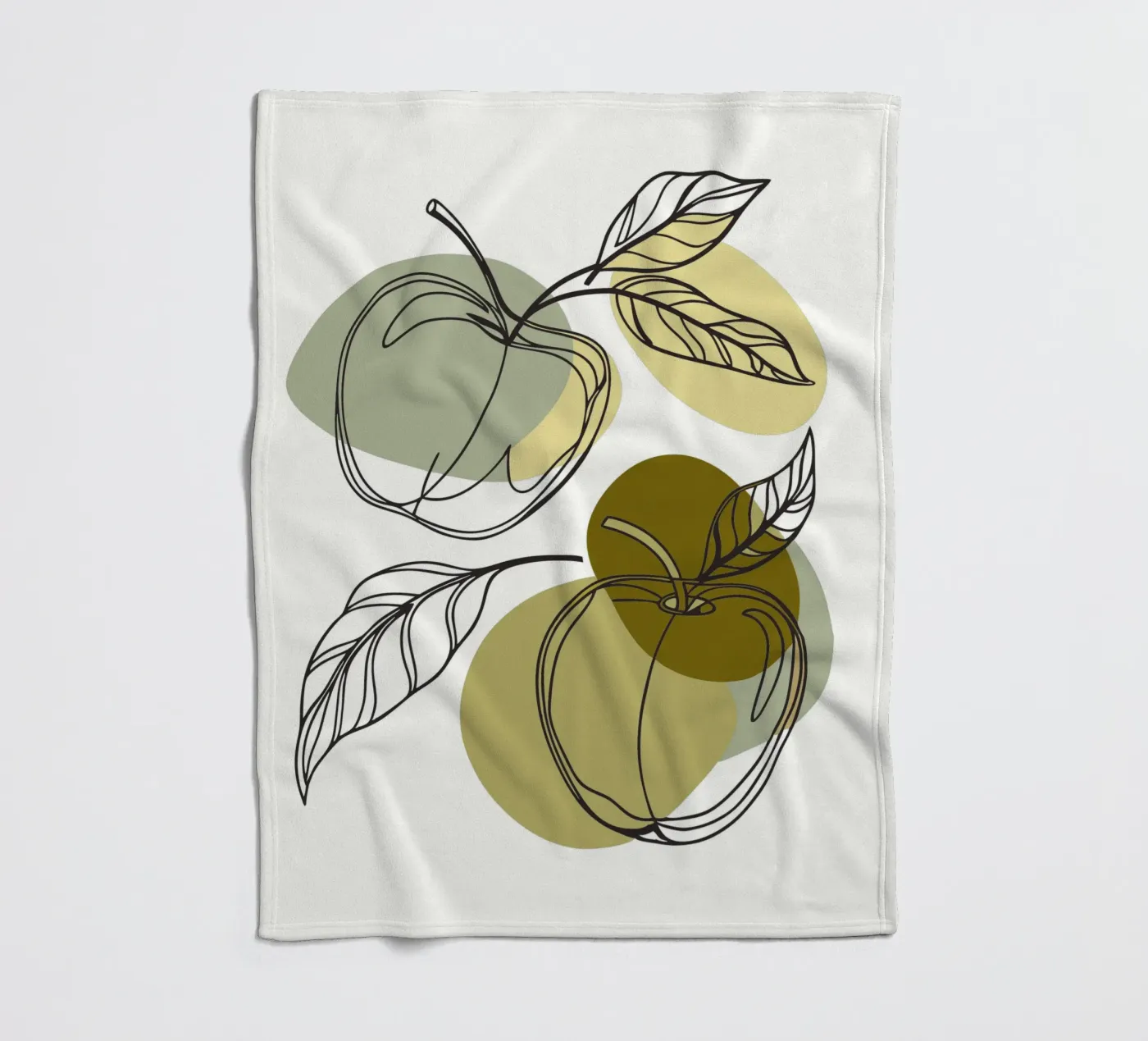 Deux pommes plaid polaire de RELAXING TOUCH