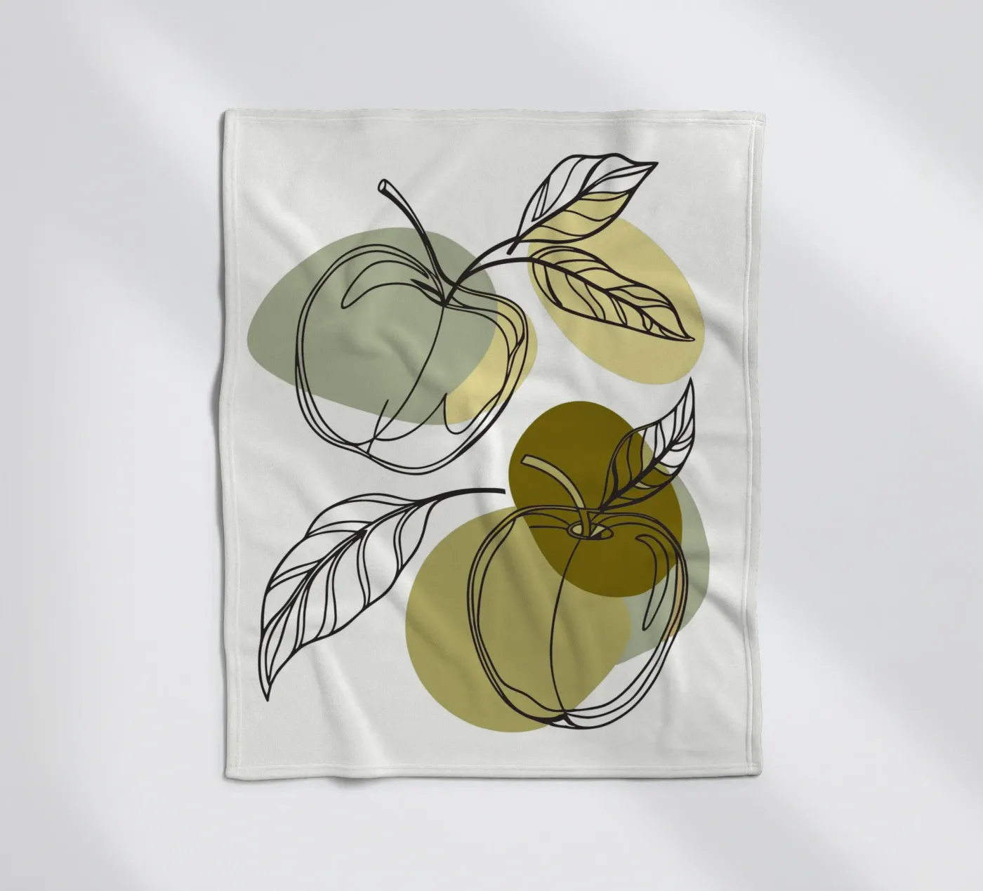 Deux pommes plaid polaire de RELAXING TOUCH