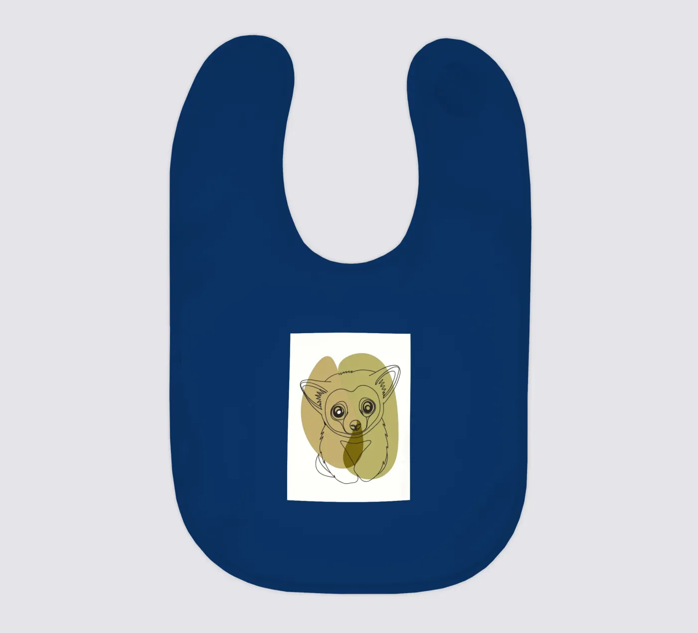 Bear cub baby bib by RELAXING TOUCH