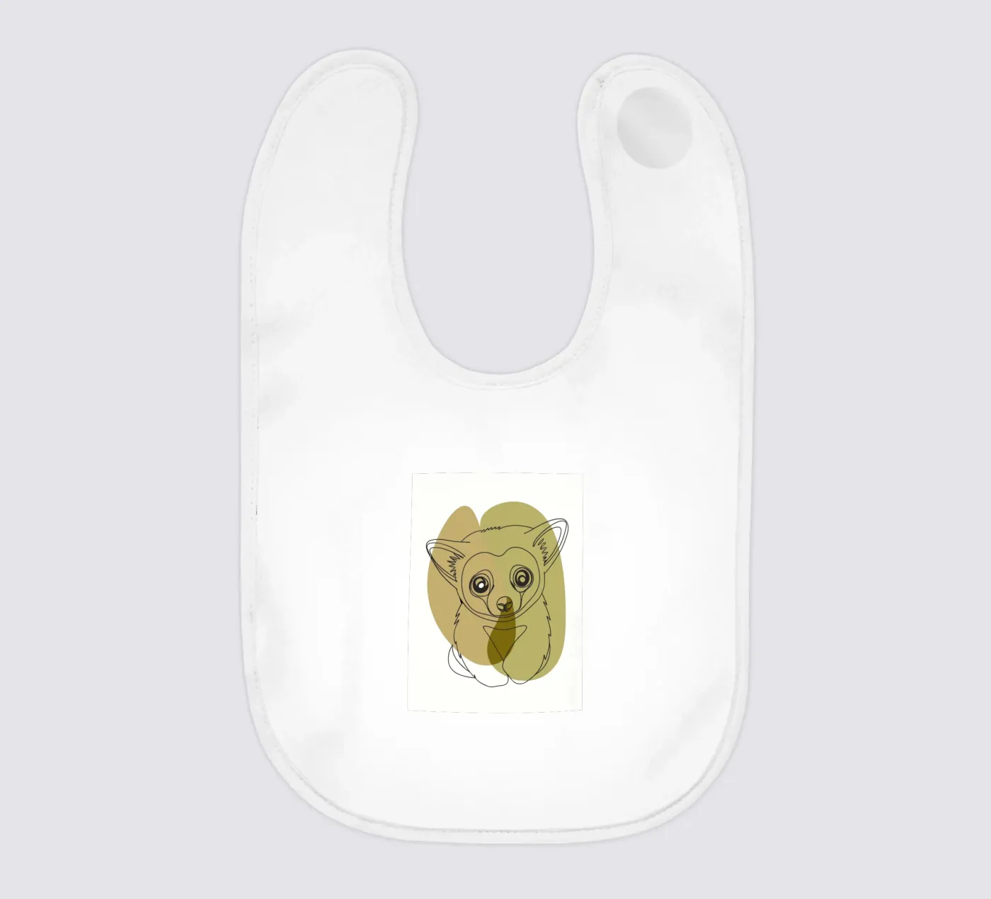 Bear cub baby bib by RELAXING TOUCH