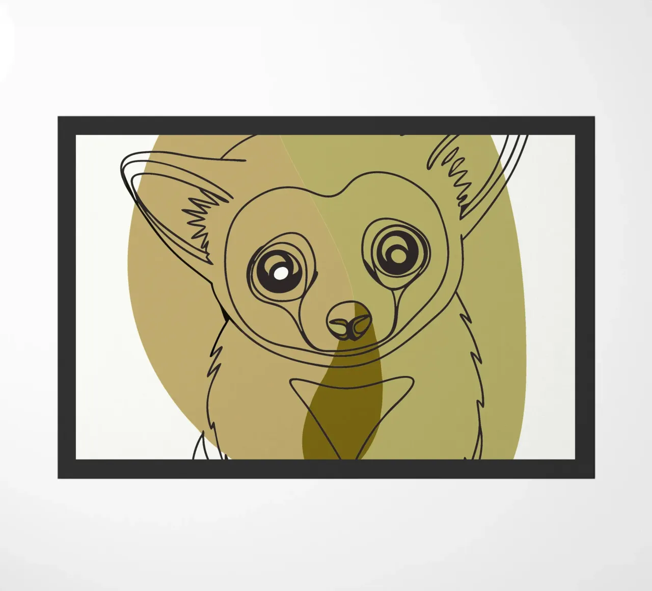 Bear cub doormat by RELAXING TOUCH