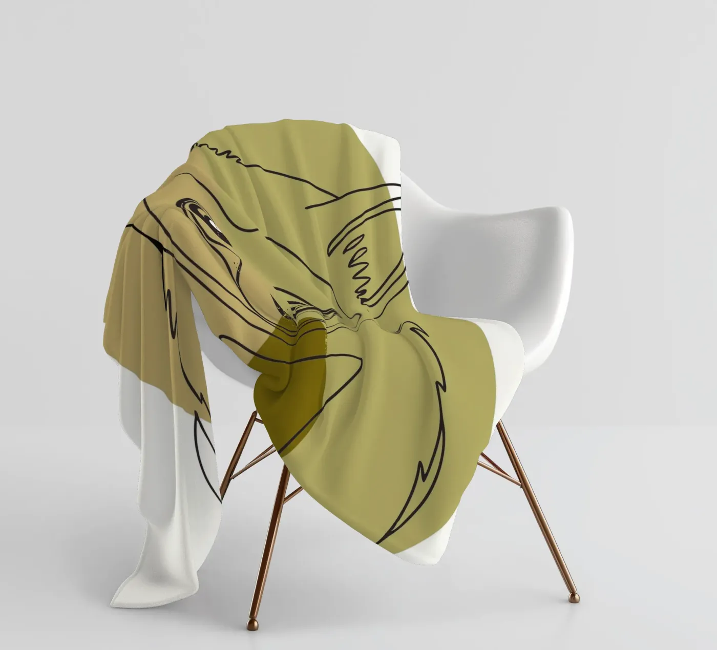 Beer welp fleecedeken van RELAXING TOUCH