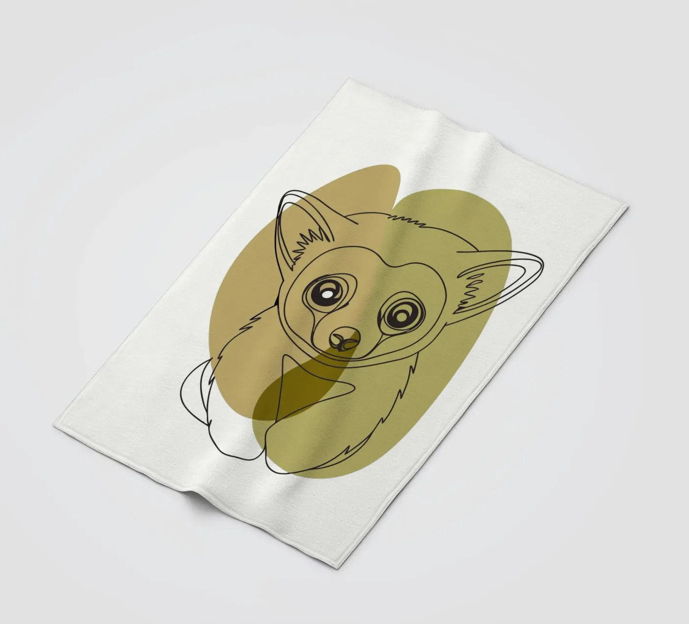 Beer welp fleecedeken van RELAXING TOUCH