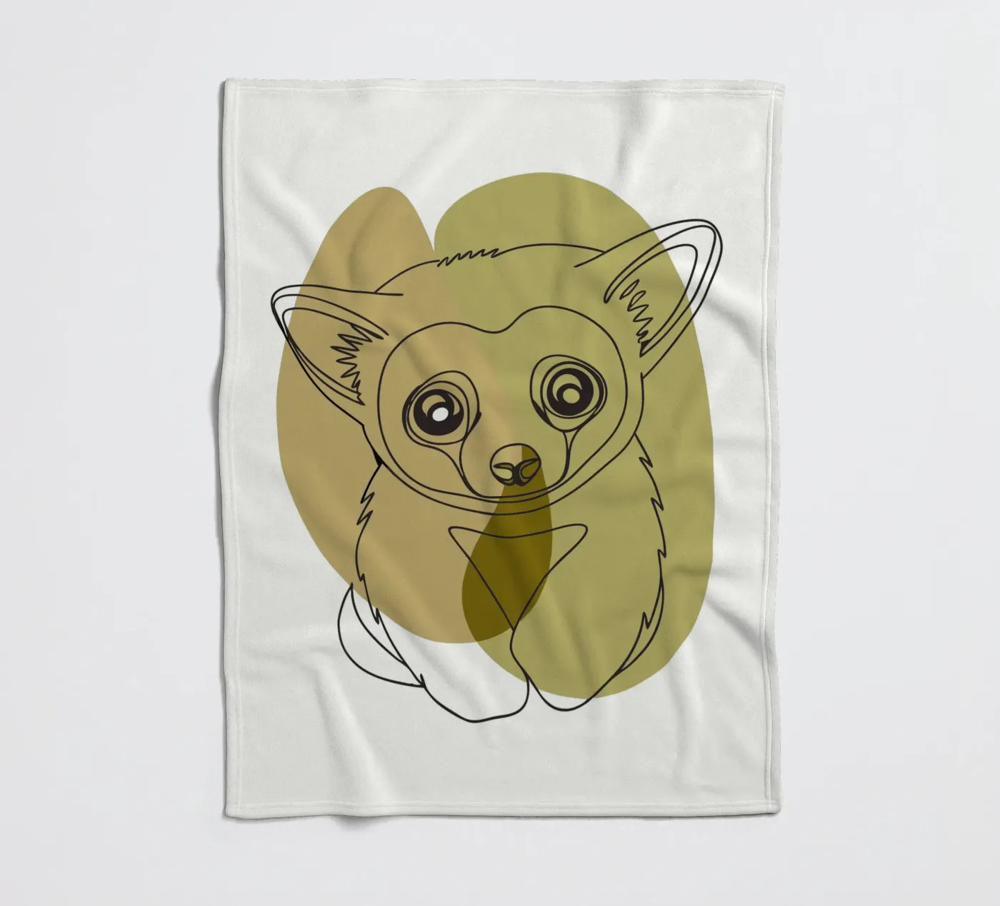 Beer welp fleecedeken van RELAXING TOUCH