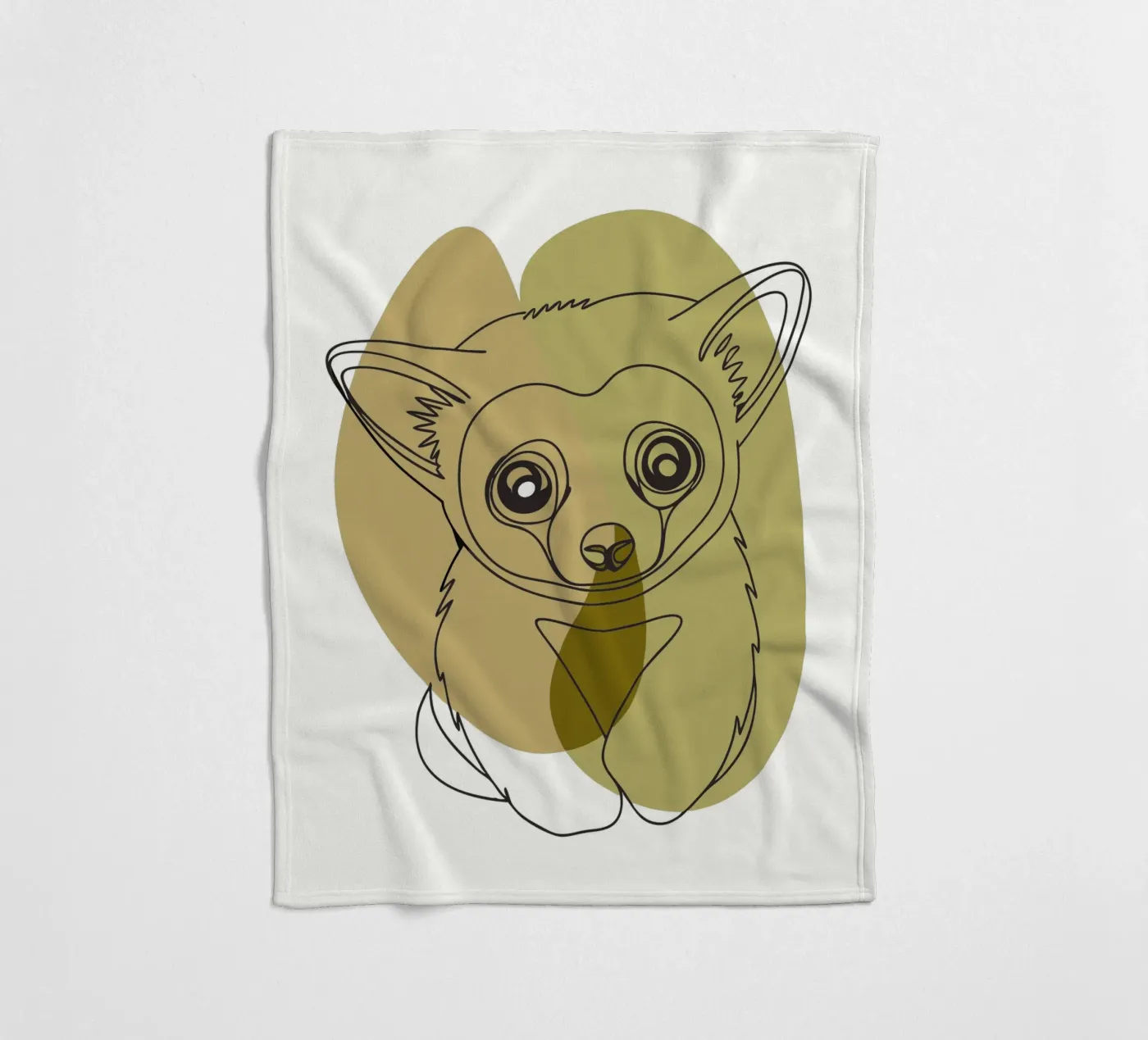 Beer welp fleecedeken van RELAXING TOUCH