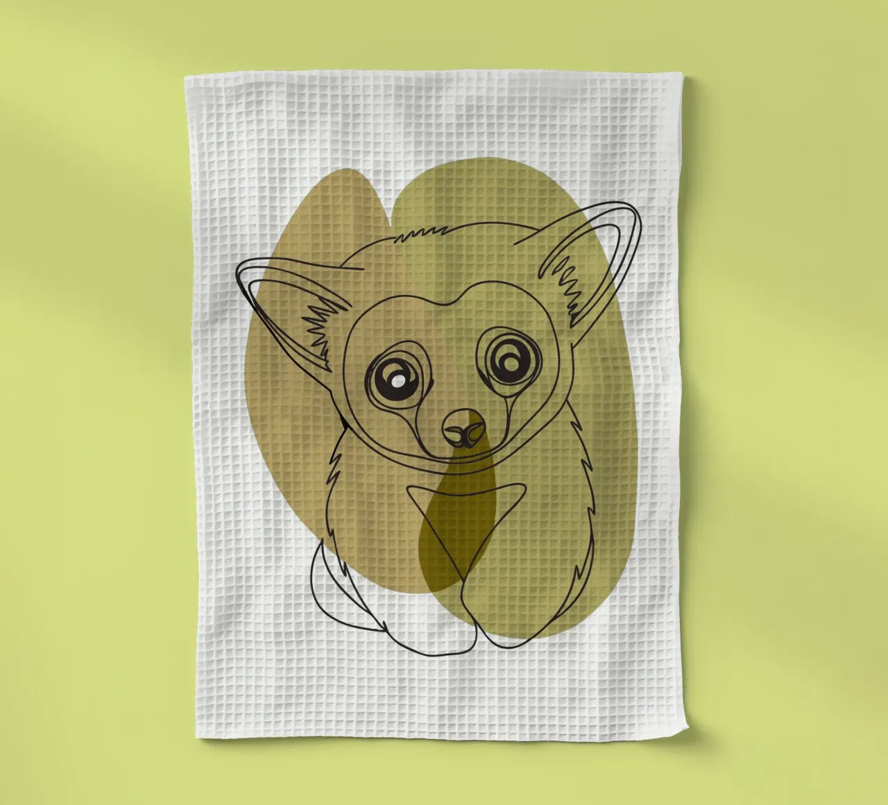 Bear cub tea towel by RELAXING TOUCH