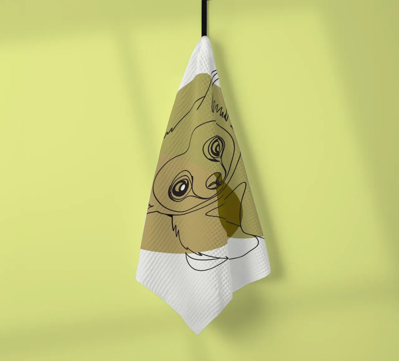 Bear cub tea towel by RELAXING TOUCH