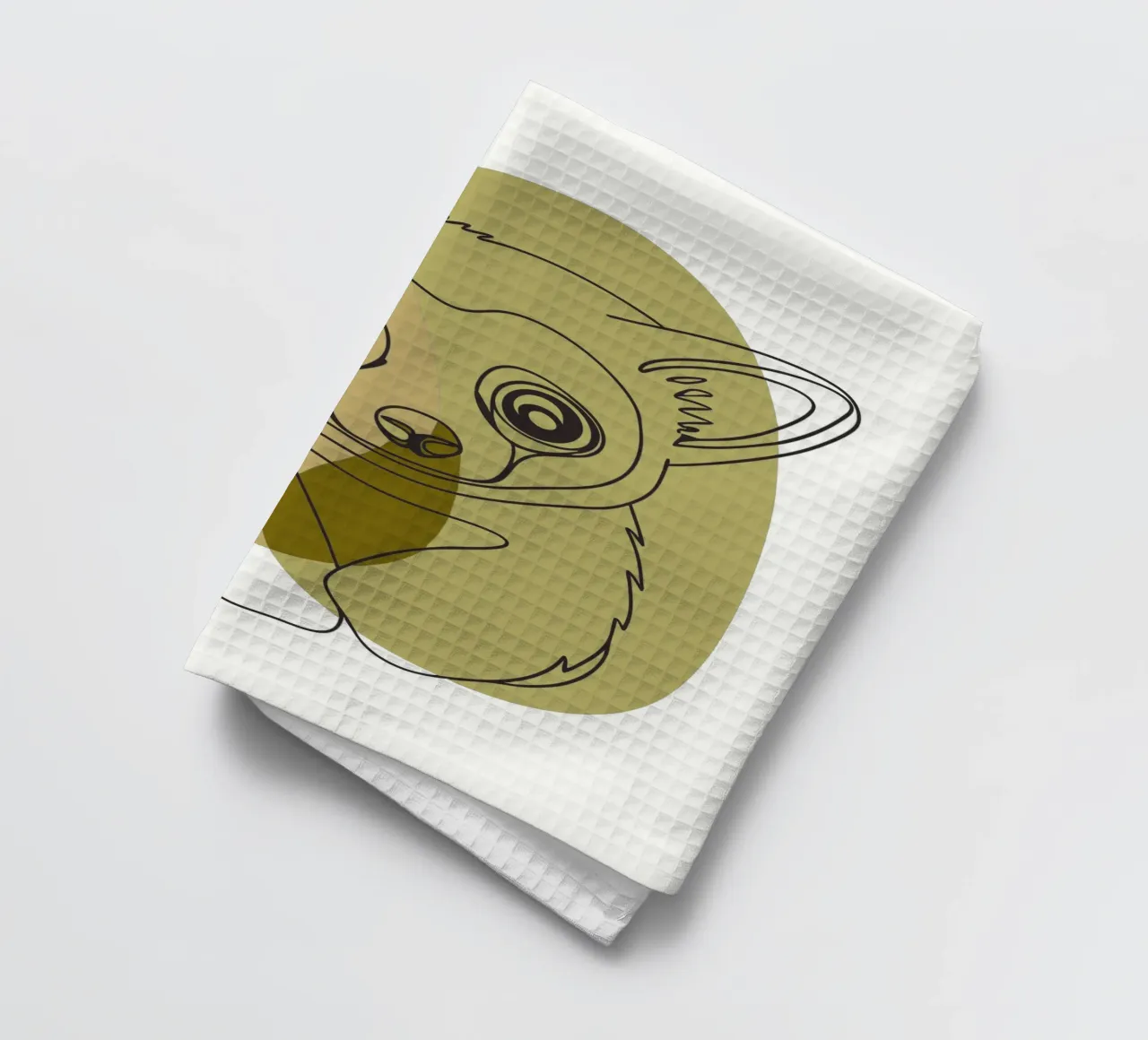 Bear cub tea towel by RELAXING TOUCH