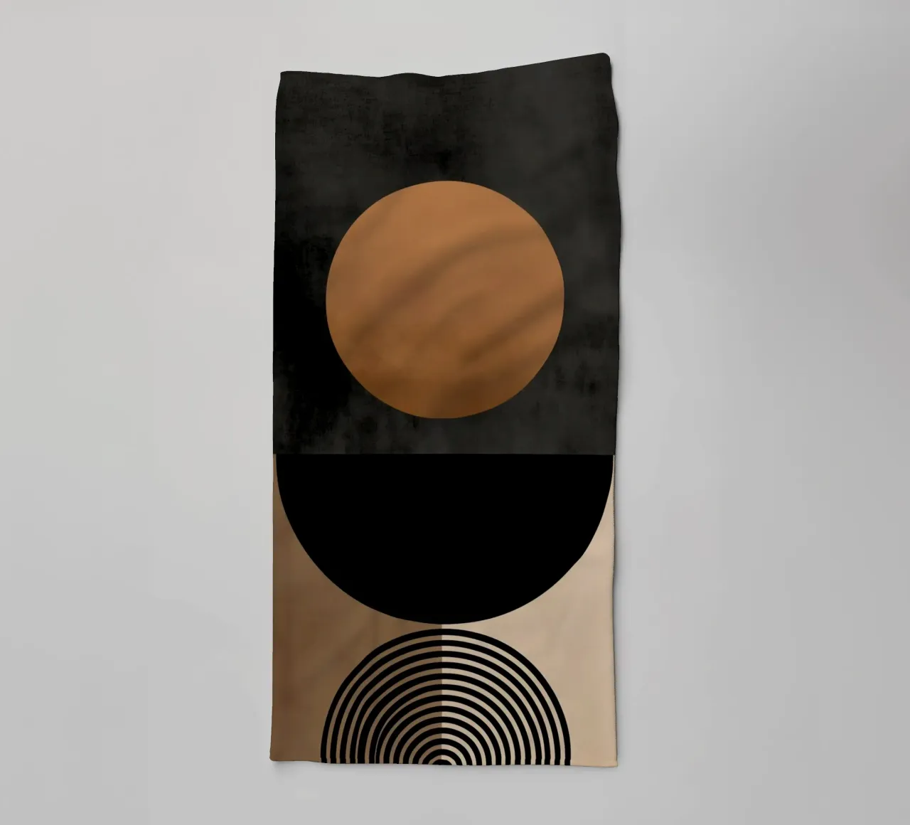 Cosmic constellation | Astral Zen in brown and beige towel by Autofocus
