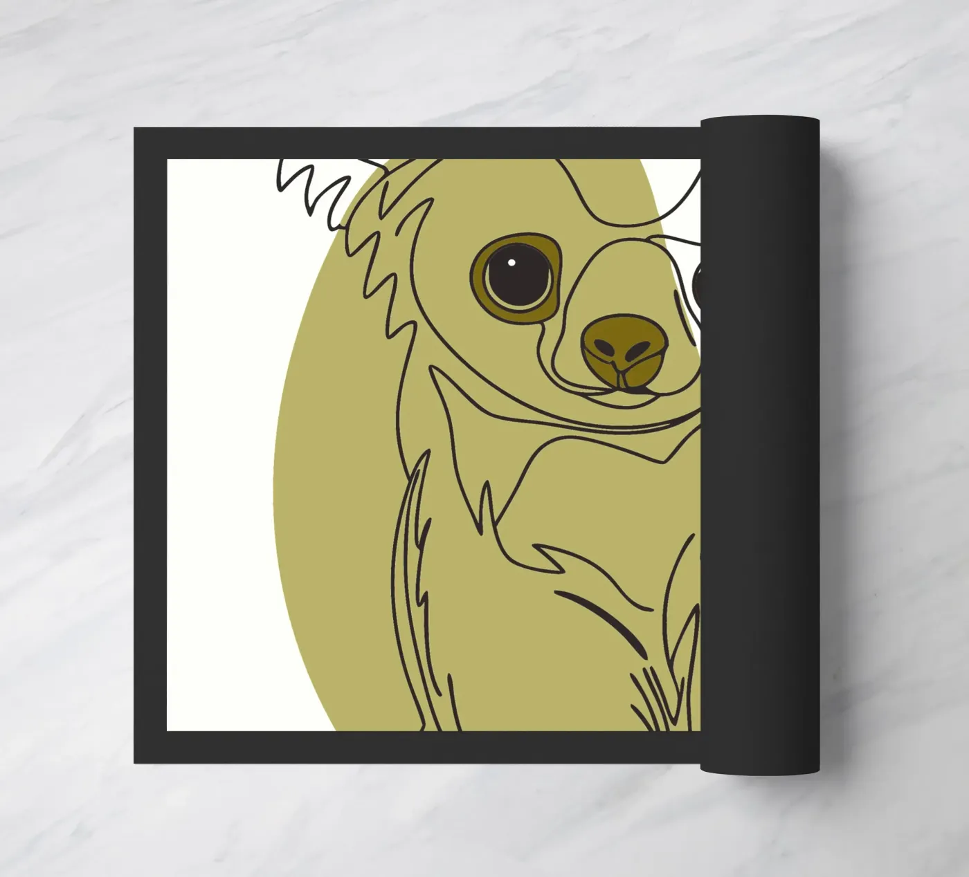 Bear cub doormat by RELAXING TOUCH