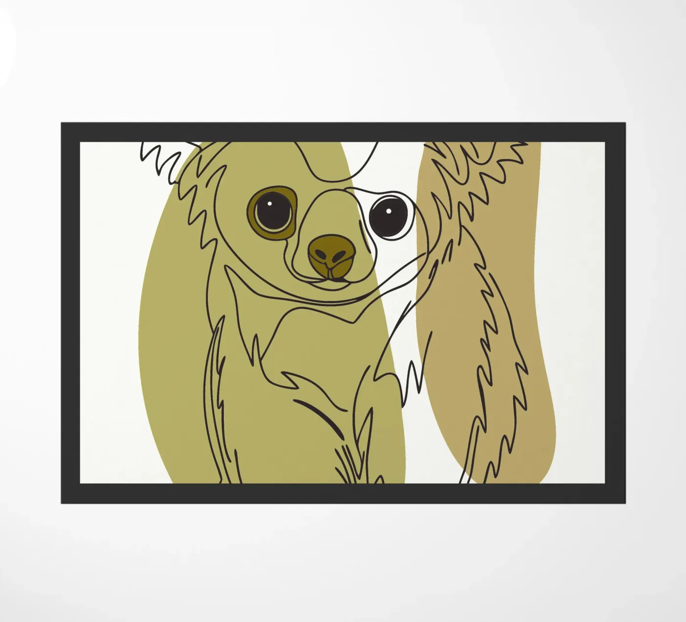 Bear cub doormat by RELAXING TOUCH