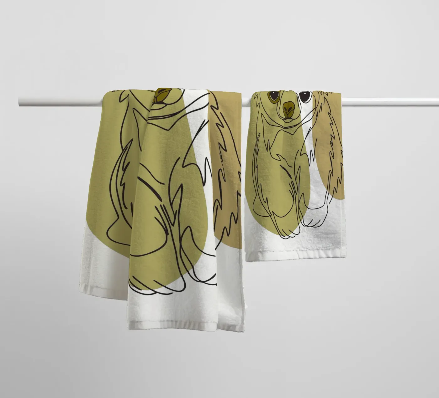 Bear cub towel by RELAXING TOUCH