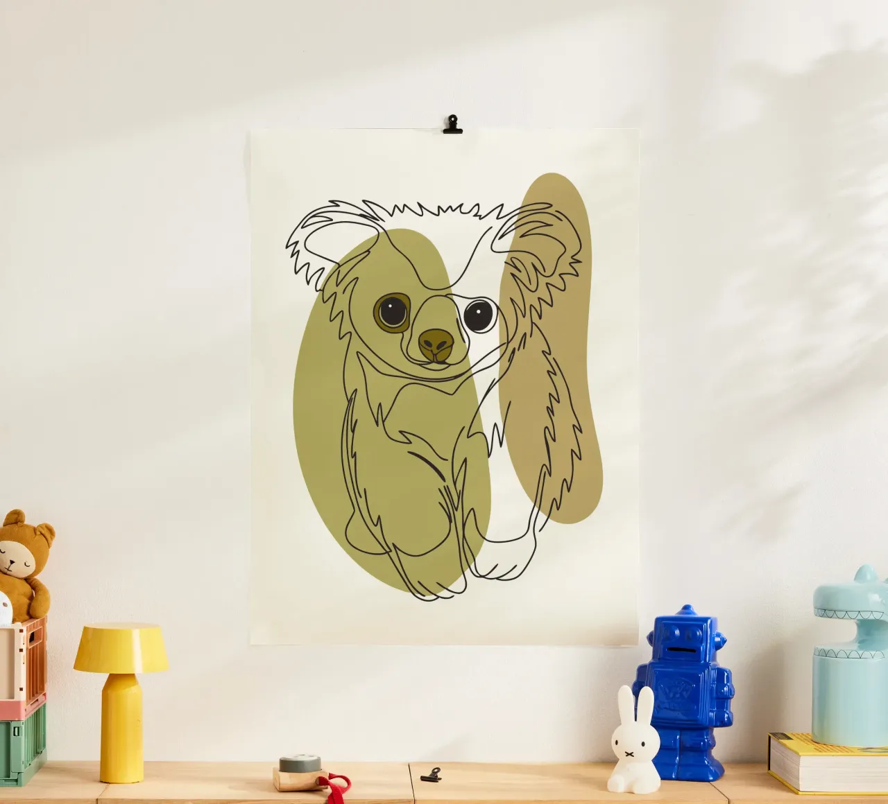 Bear cub poster by RELAXING TOUCH