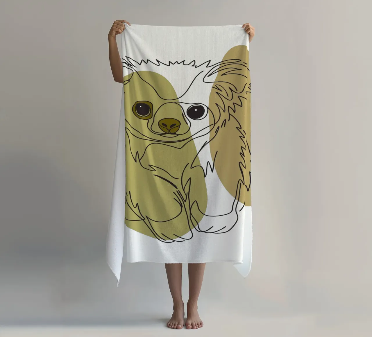 Cucciolo d'orso telo mare da RELAXING TOUCH