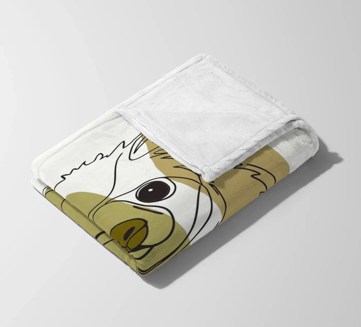 Bear cub fleece blanket by RELAXING TOUCH