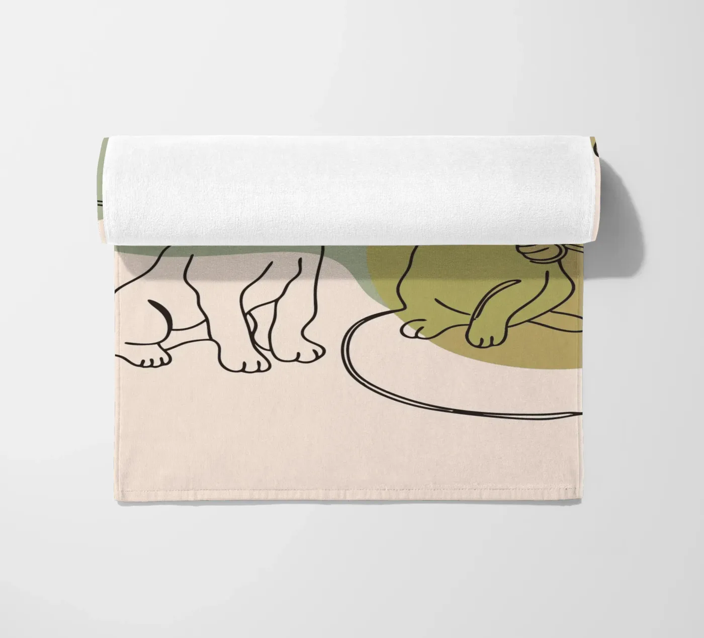 Cani e gatti telo mare da RELAXING TOUCH