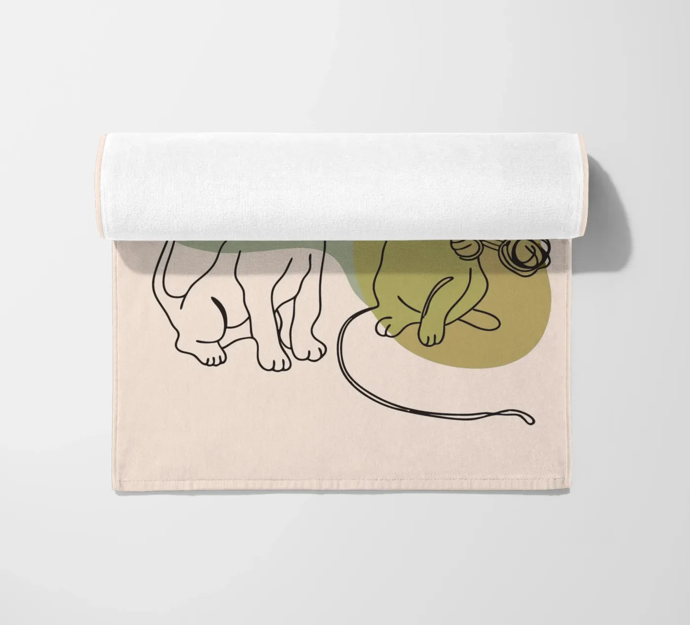 Cani e gatti telo mare da RELAXING TOUCH