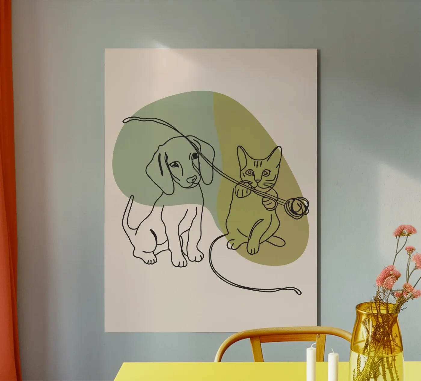 Cani e gatti pannello forex da RELAXING TOUCH