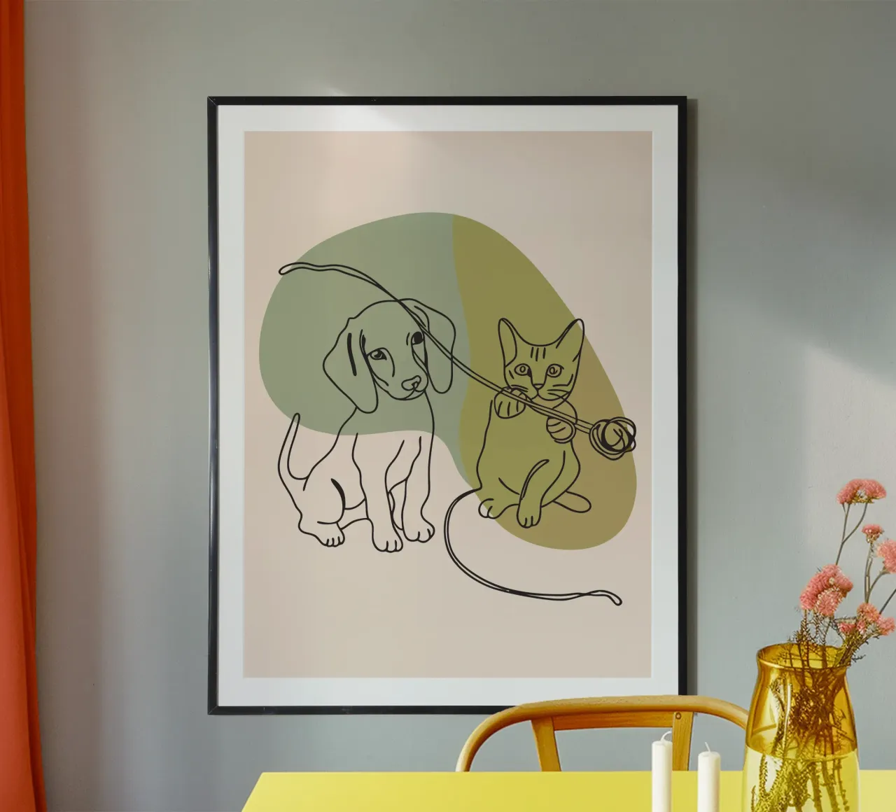 Cani e gatti poster da RELAXING TOUCH