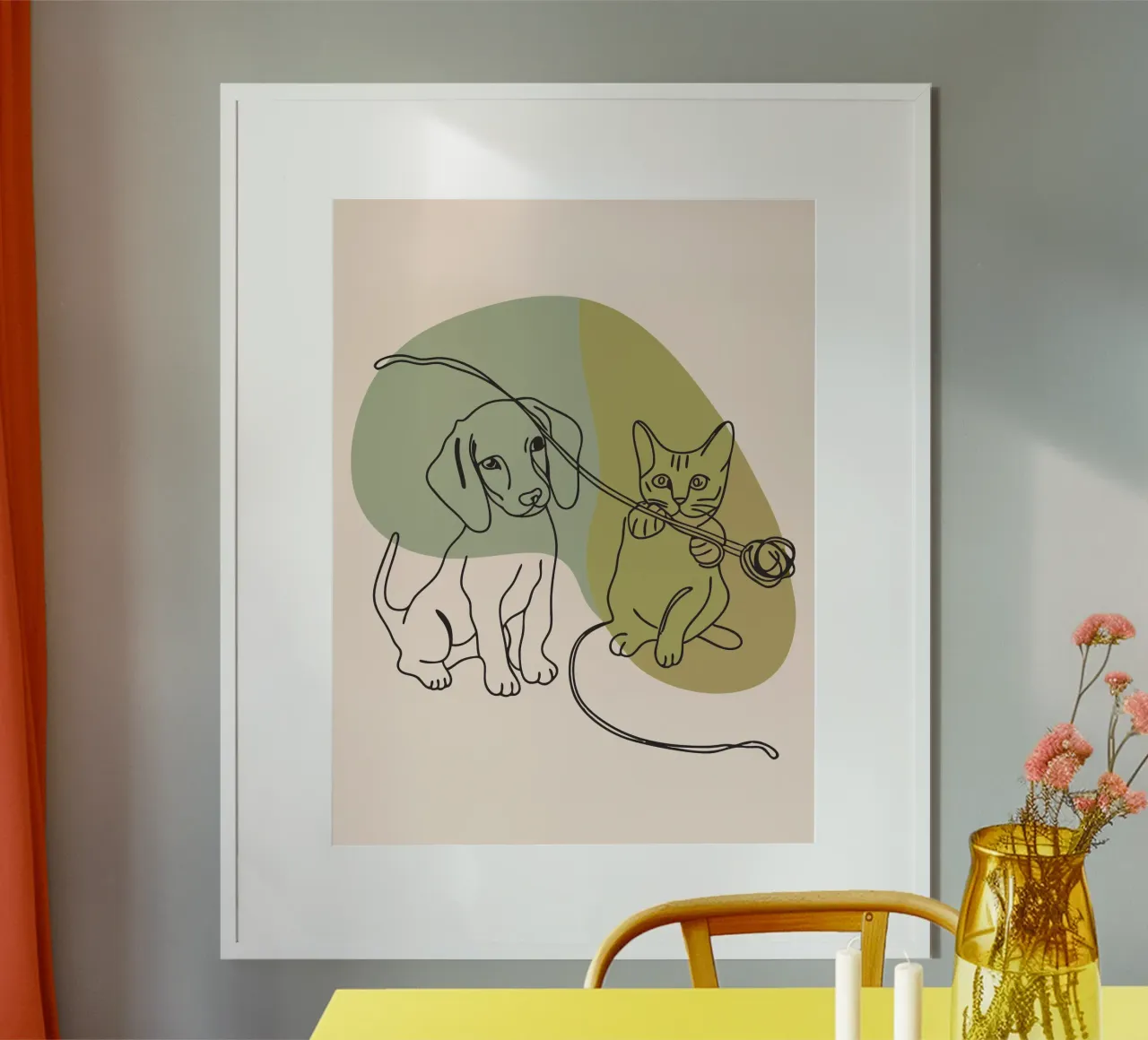 Cani e gatti poster da RELAXING TOUCH