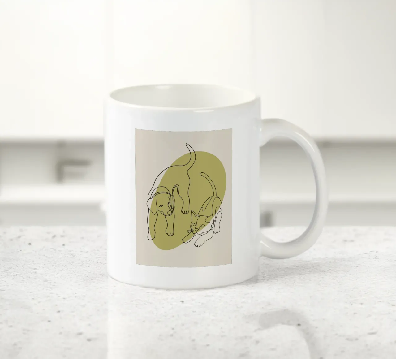 Cani e gatti tazza in ceramica da RELAXING TOUCH