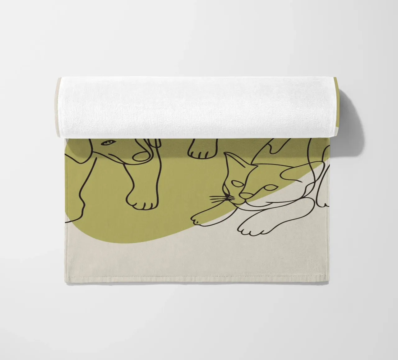 Cani e gatti telo mare da RELAXING TOUCH
