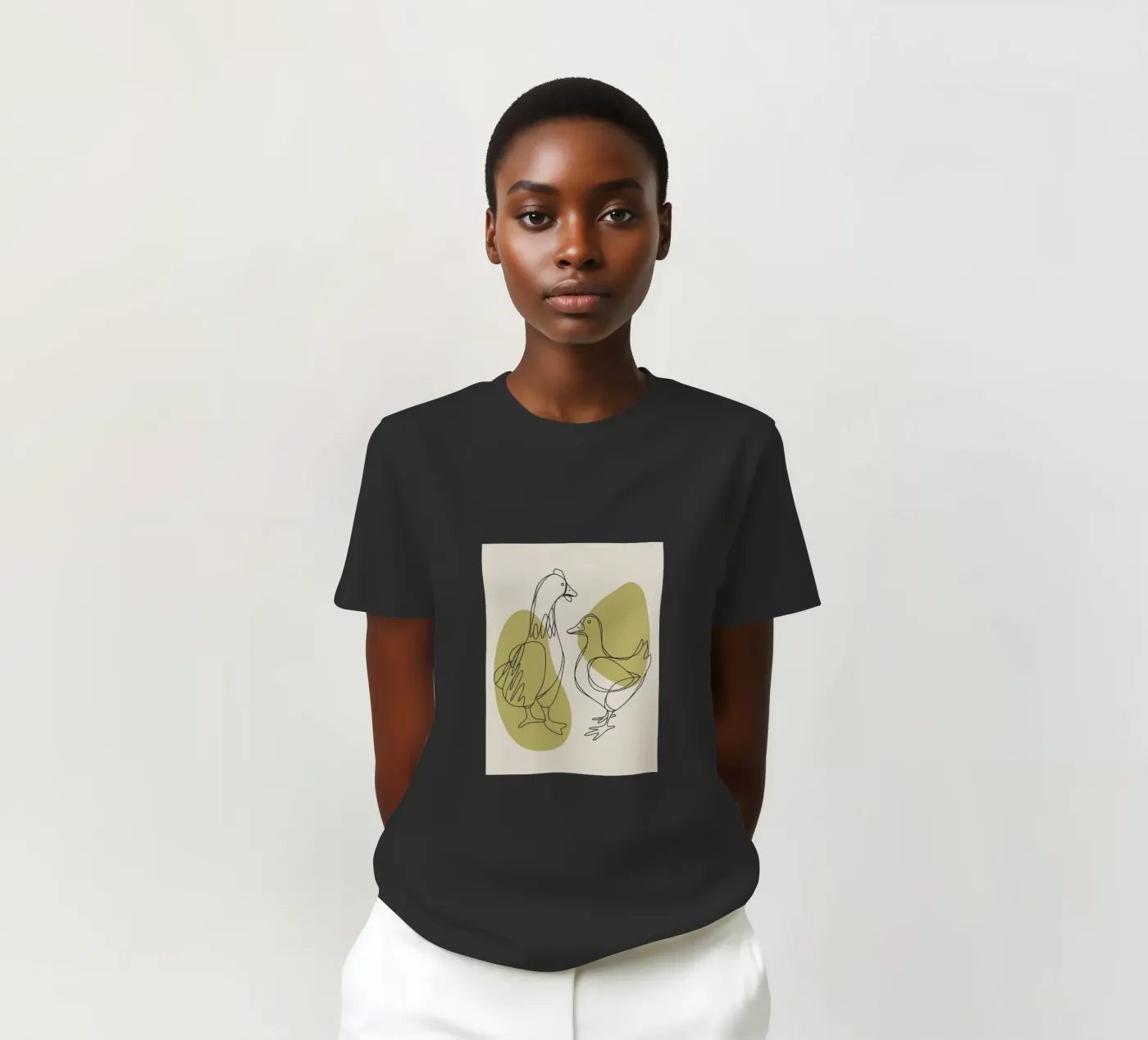 Pollo e anatra t-shirt da RELAXING TOUCH