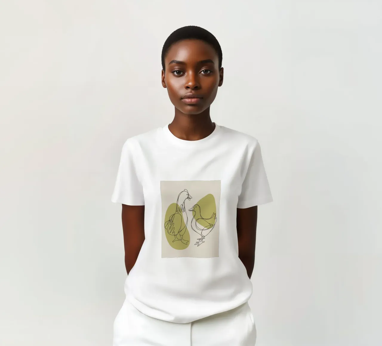 Pollo e anatra t-shirt da RELAXING TOUCH