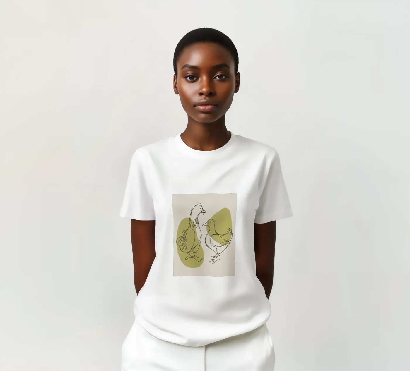 Pollo e anatra t-shirt da RELAXING TOUCH