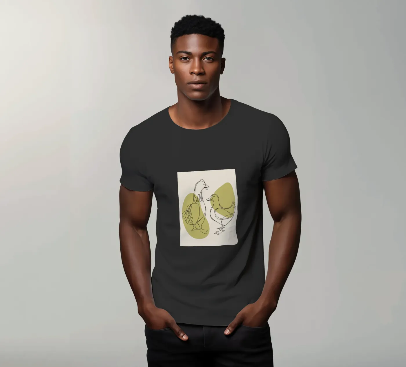 Pollo e anatra t-shirt da RELAXING TOUCH