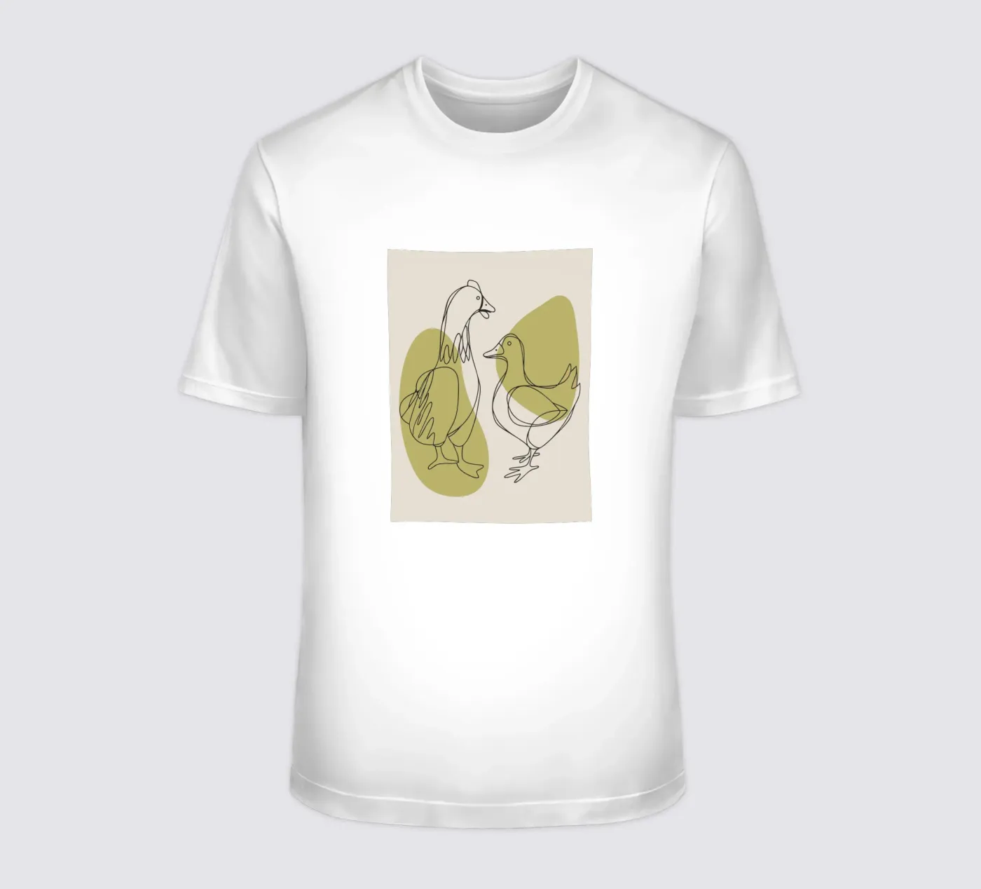 Pollo e anatra t-shirt da RELAXING TOUCH