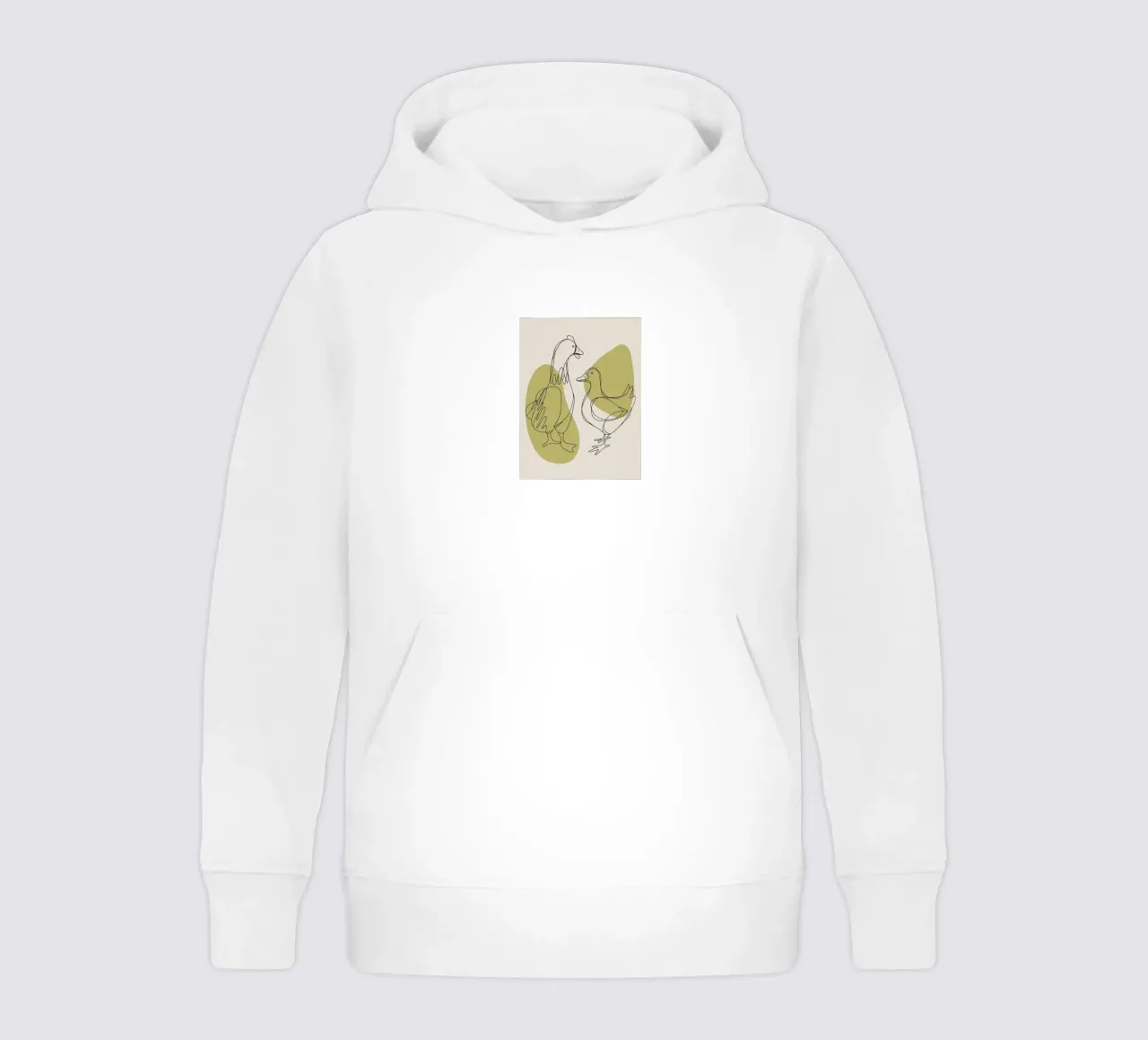 Pollo e anatra felpa bambino con cappuccio da RELAXING TOUCH