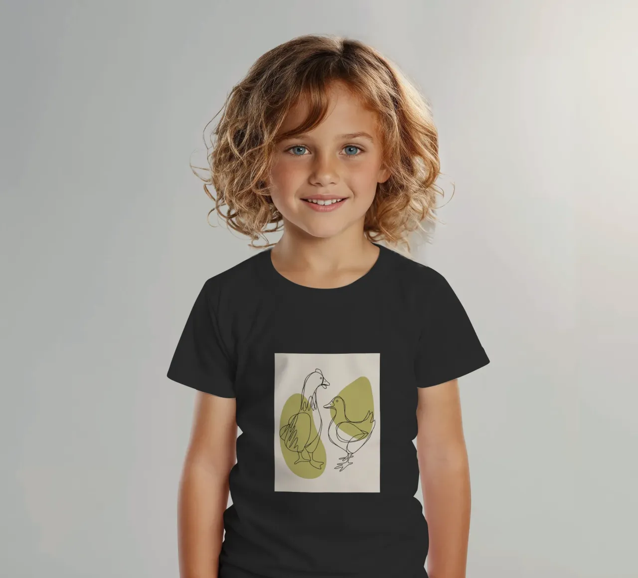 Pollo e anatra t-shirt bambini da RELAXING TOUCH