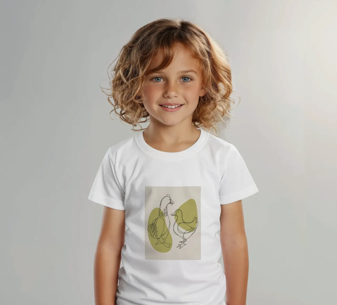 Kip en Eend kinder t-shirt van RELAXING TOUCH