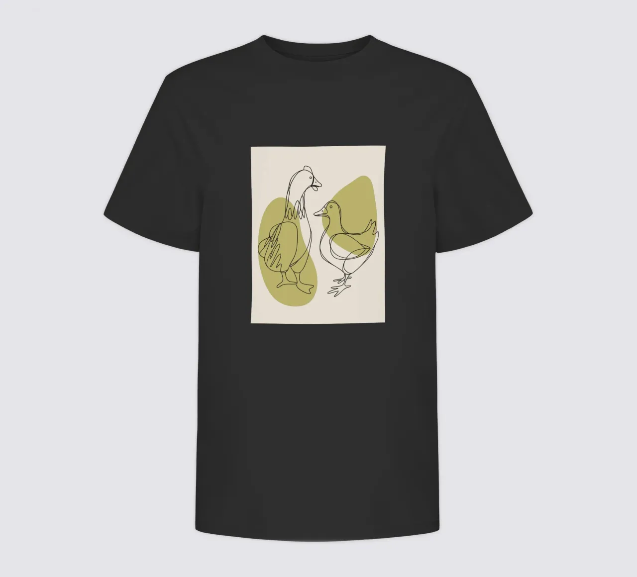 Pollo e anatra t-shirt bambini da RELAXING TOUCH