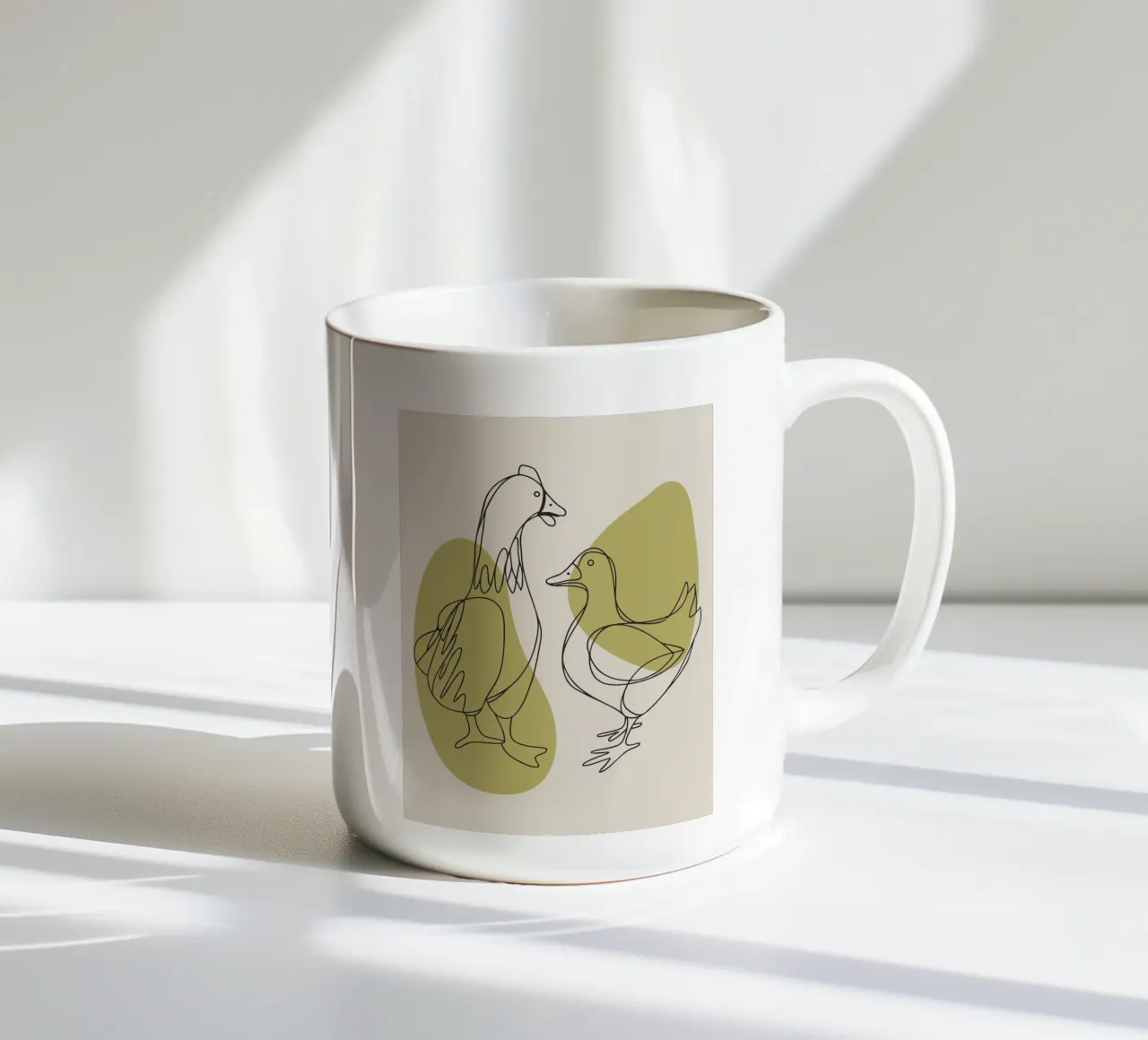 Pollo e anatra tazza in ceramica da RELAXING TOUCH