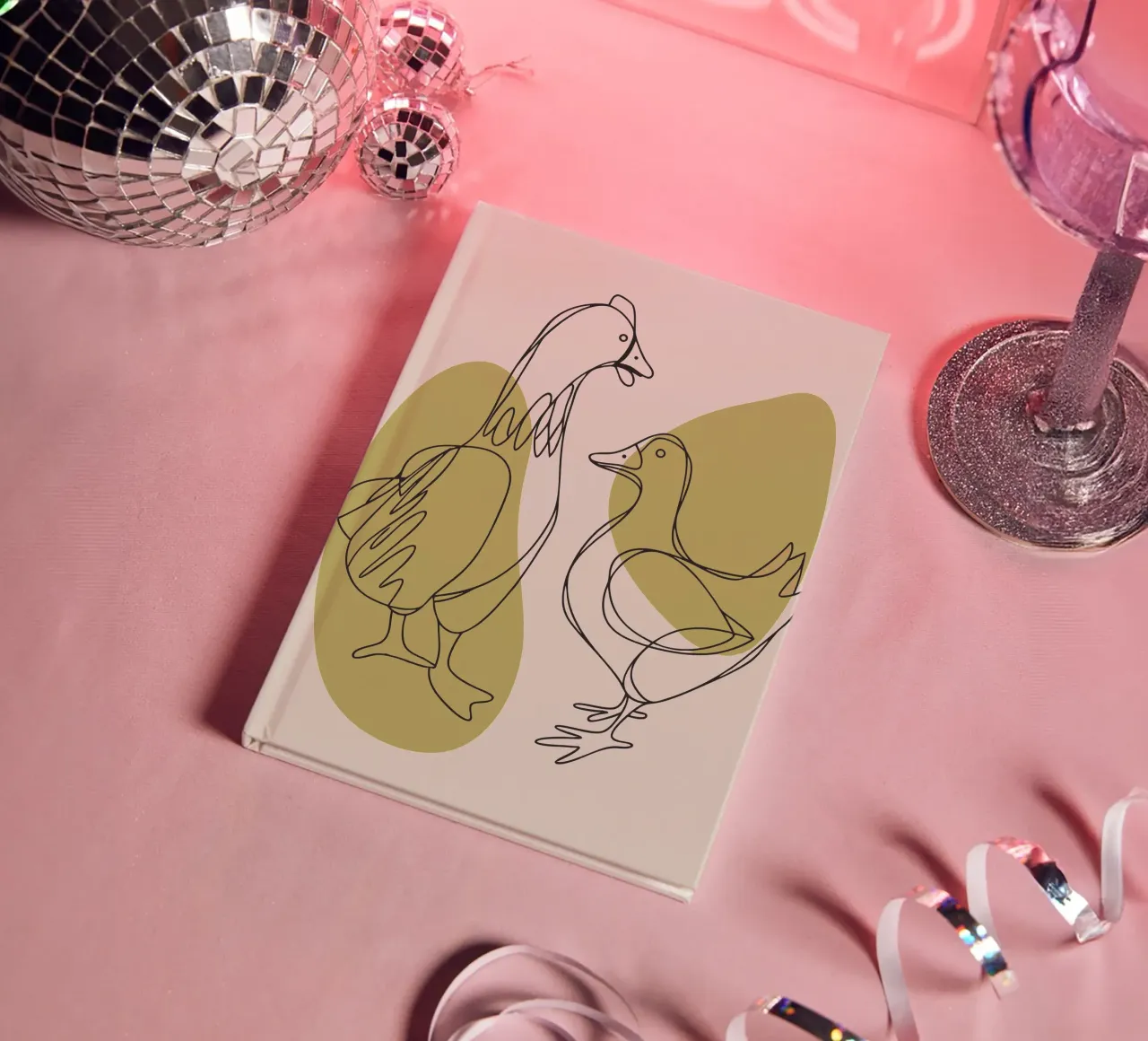 Chicken and Duck notebook by RELAXING TOUCH