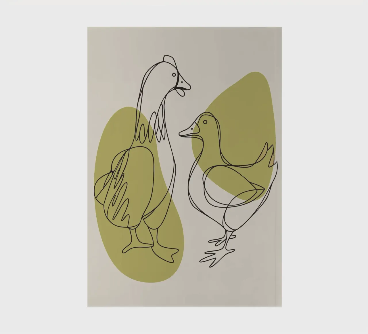 Chicken and Duck notebook by RELAXING TOUCH
