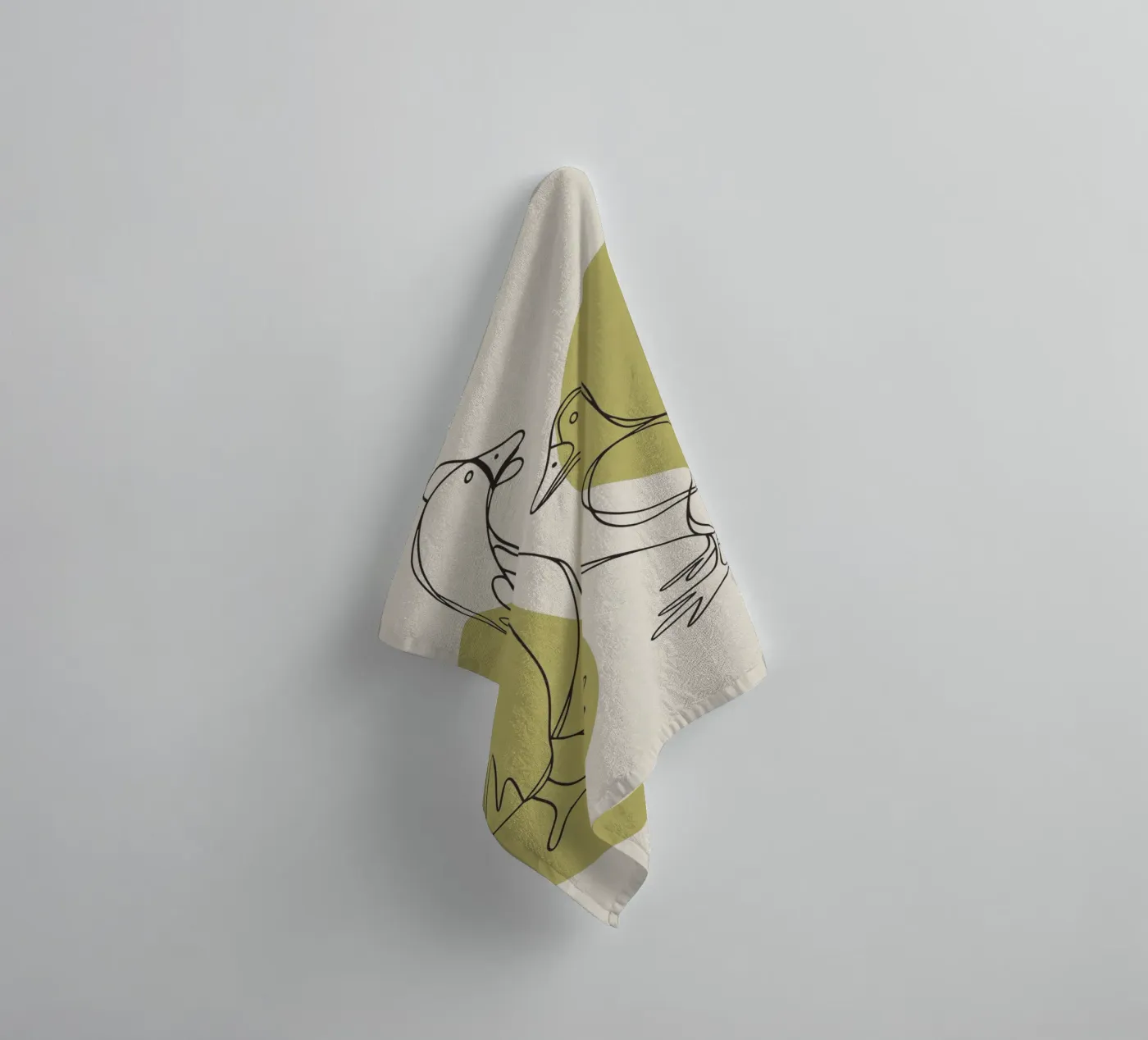 Kip en Eend badhanddoek van RELAXING TOUCH