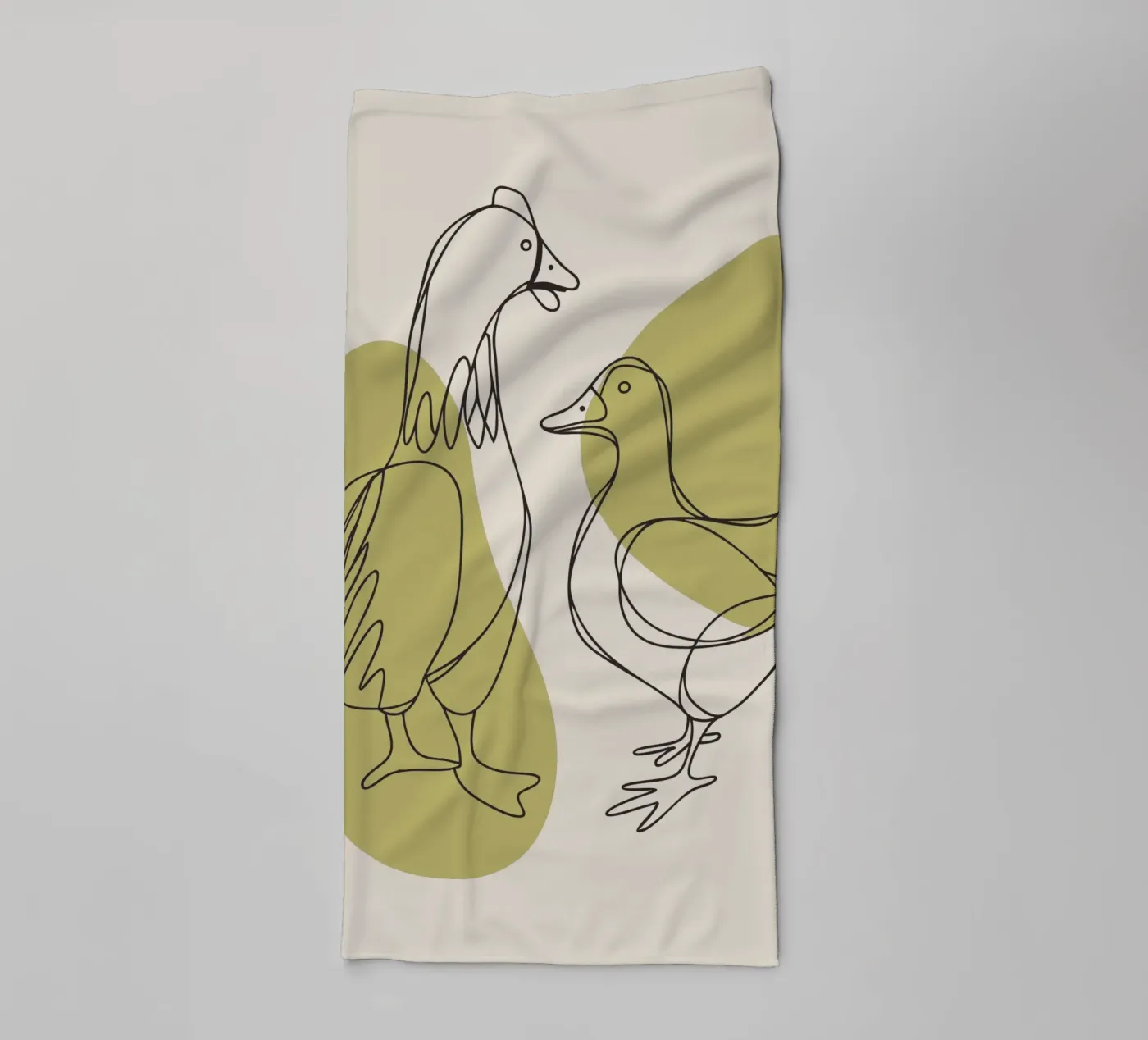 Kip en Eend badhanddoek van RELAXING TOUCH