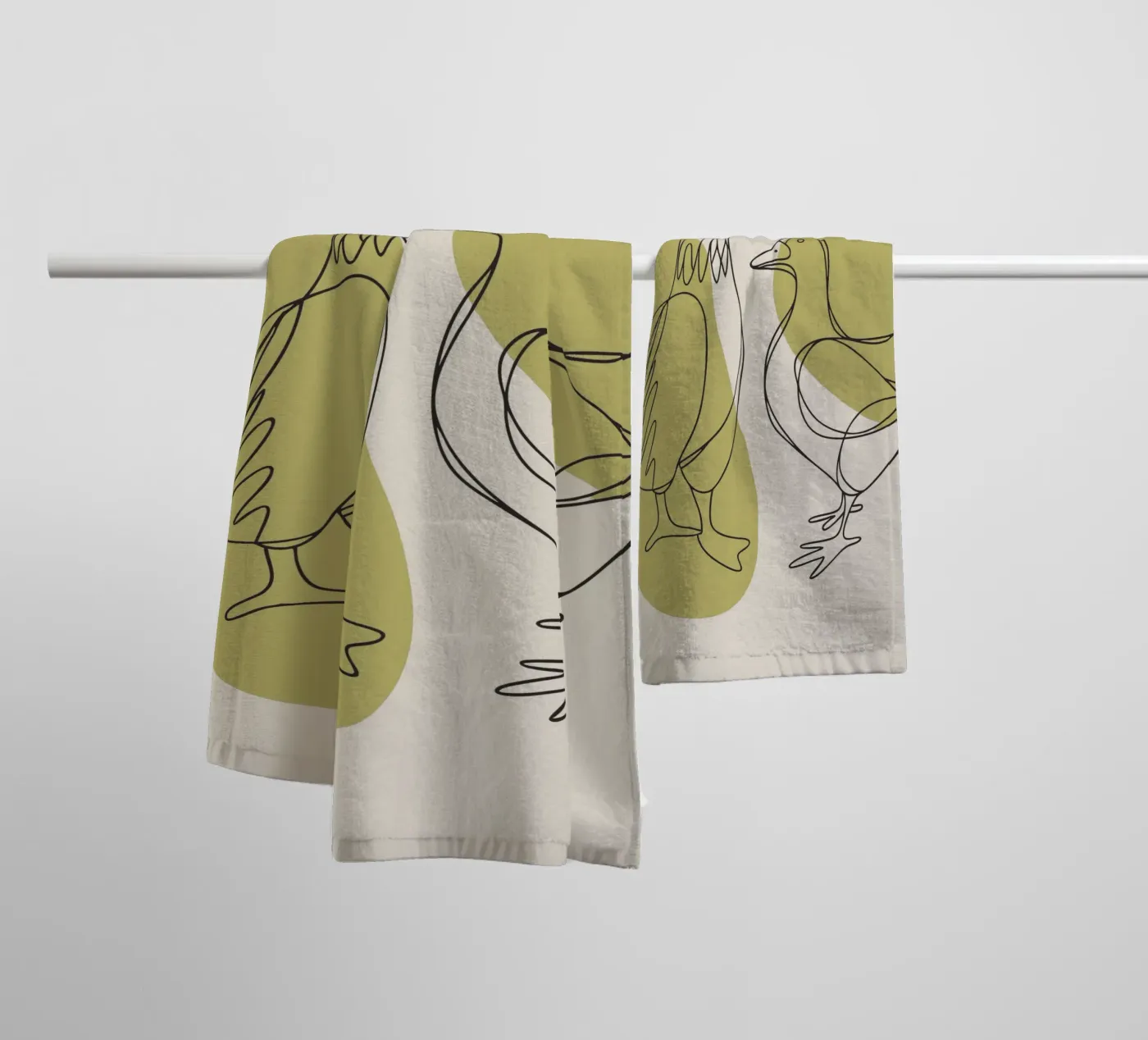 Kip en Eend badhanddoek van RELAXING TOUCH