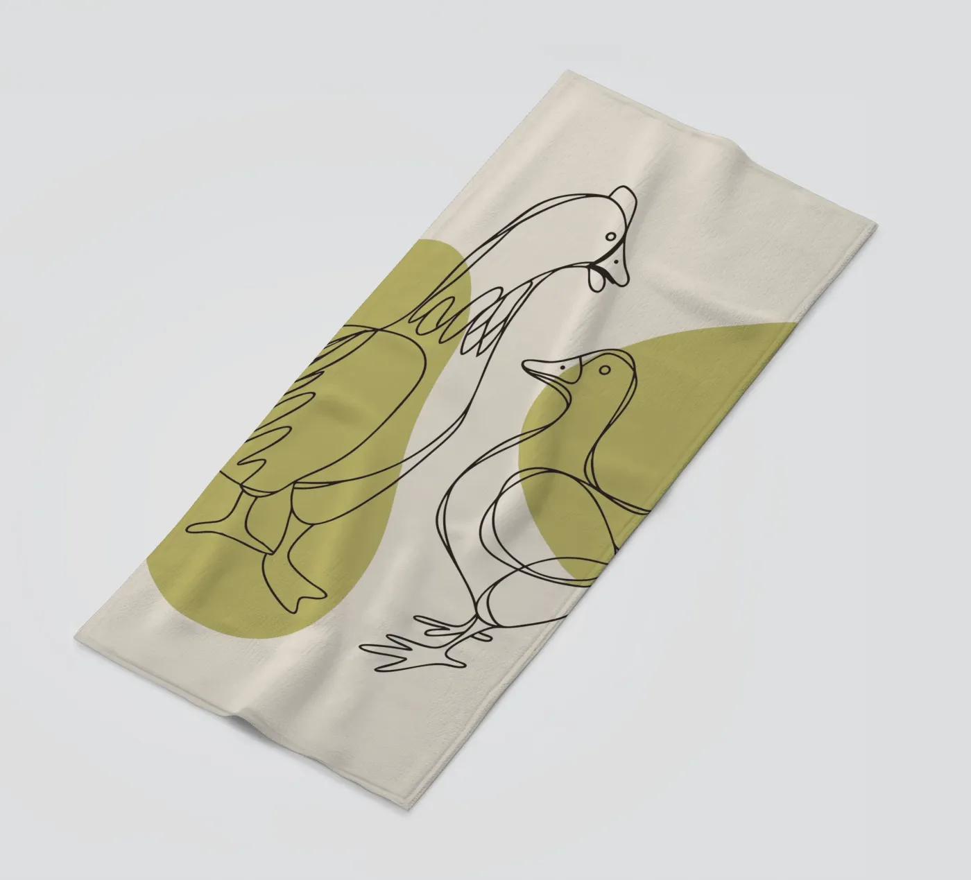 Chicken and Duck Strandtuch von RELAXING TOUCH