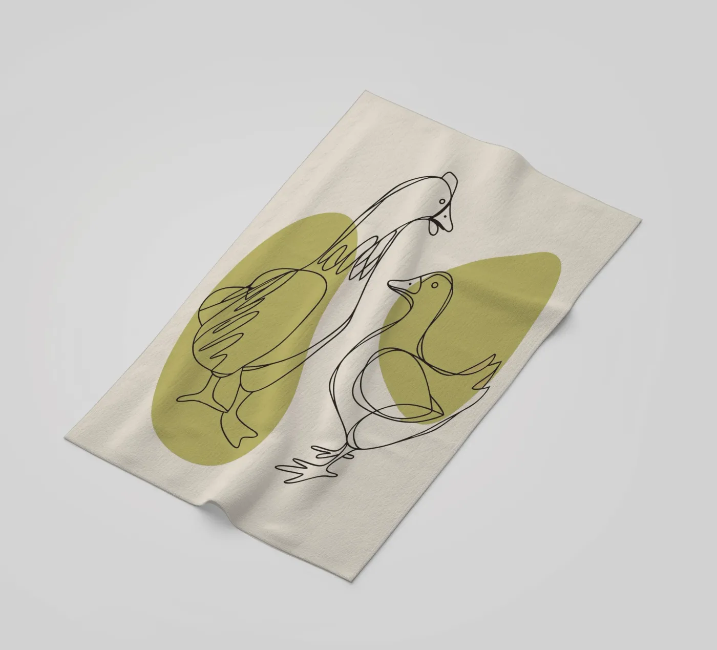 Chicken and Duck Strandtuch von RELAXING TOUCH