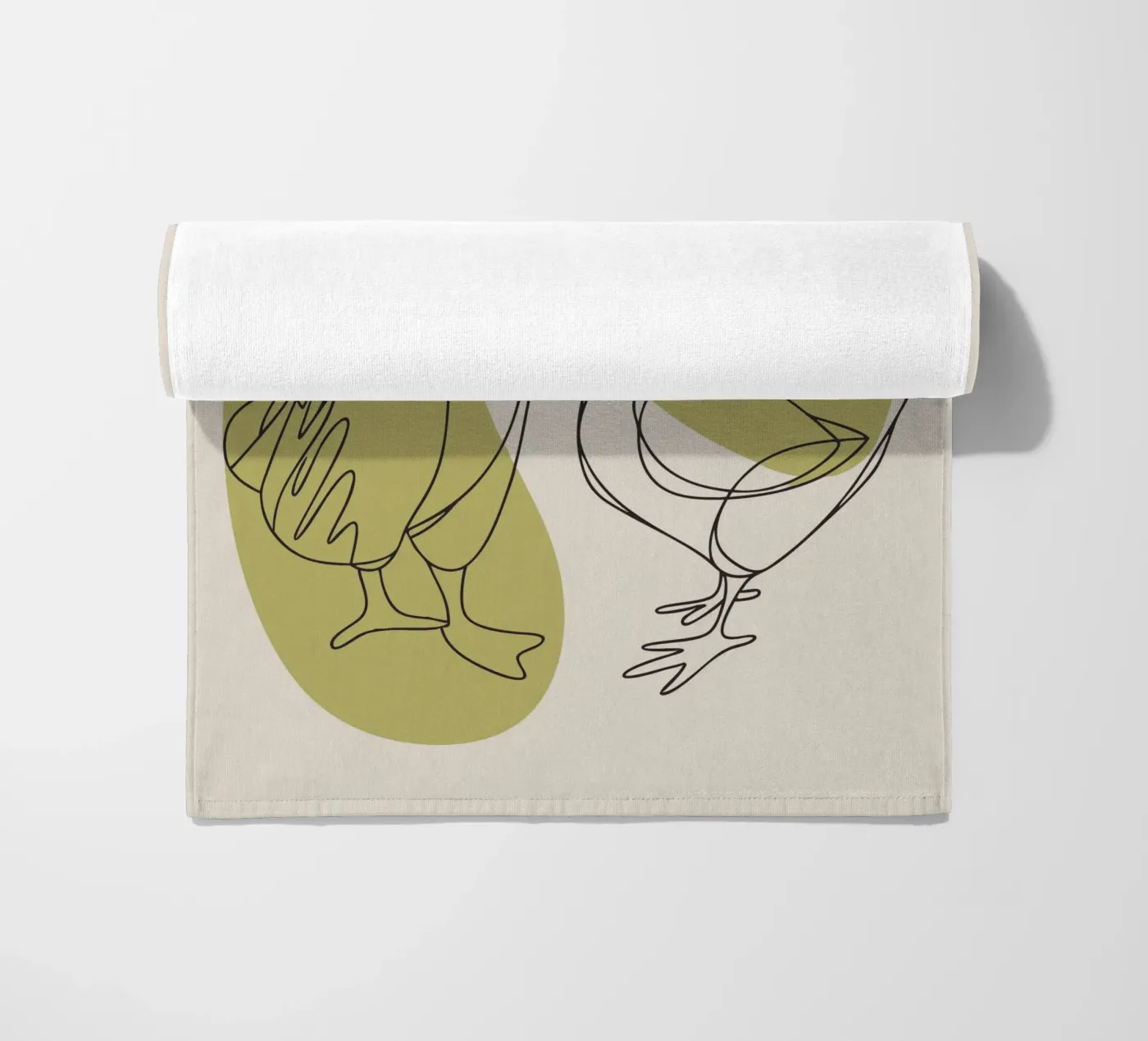 Chicken and Duck Strandtuch von RELAXING TOUCH