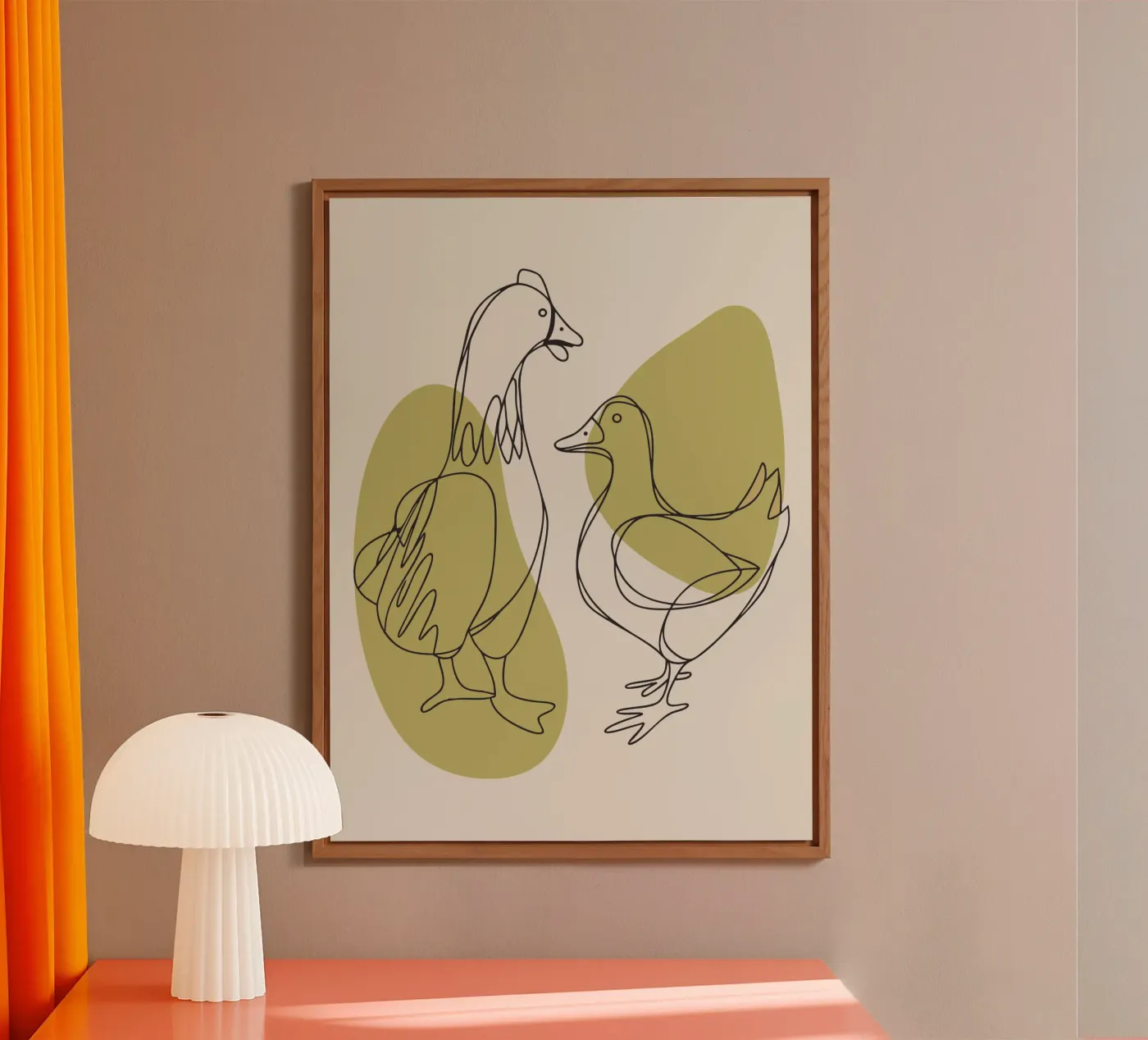 Pollo e anatra alluminio dibond da RELAXING TOUCH