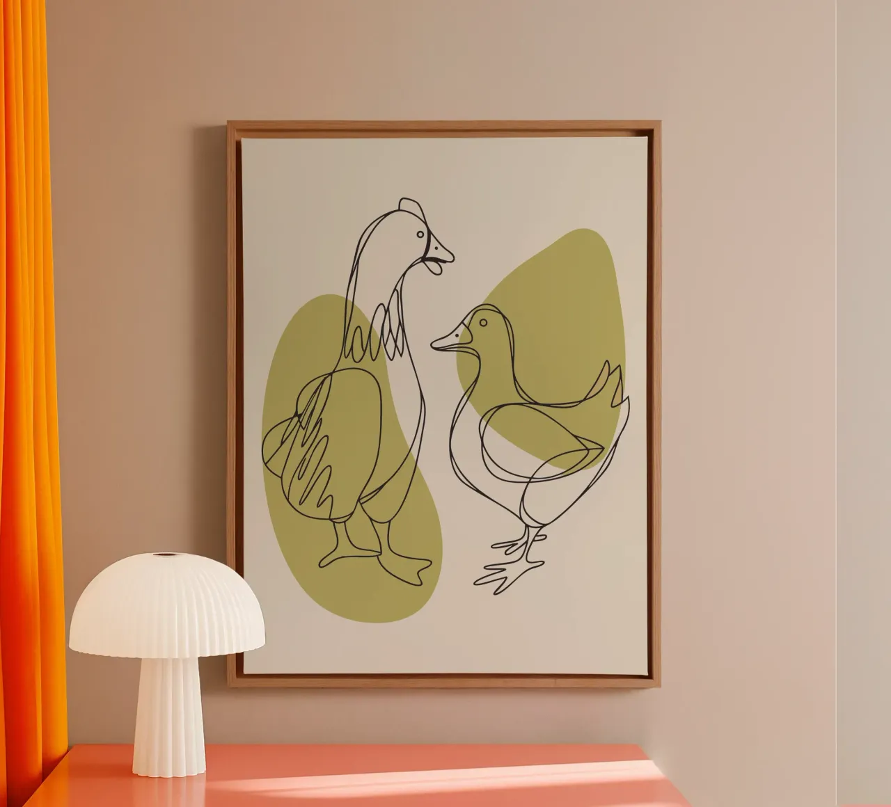 Pollo e anatra tela da RELAXING TOUCH